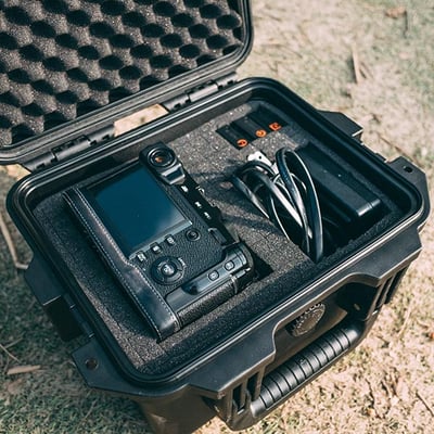 Vidafun V09 防水氣密抗撞提把收納箱 黑5