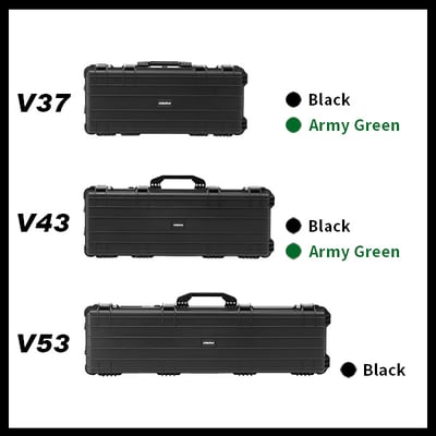 Vidafun V53 V43 V37 防水氣密抗撞提把拖輪長槍箱 共兩色3