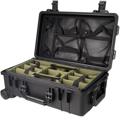 Vidafun V22 防水氣密抗撞提把滑輪箱 黑色8