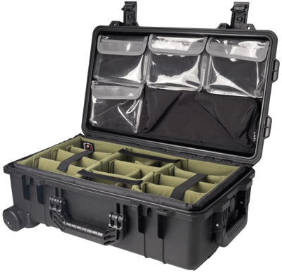 Vidafun V22 防水氣密抗撞提把滑輪箱 黑色12