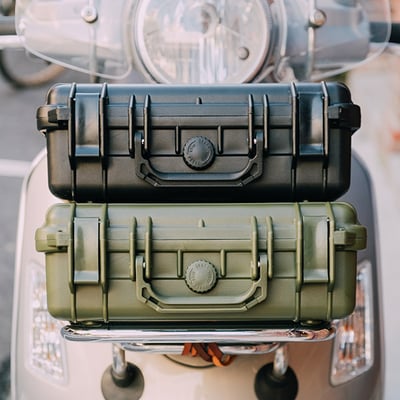 Vidafun V12 防水氣密抗撞提把收納工具箱 黑色6