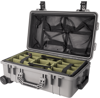 Vidafun V22 防水氣密抗撞提把滑輪箱 灰黑色8