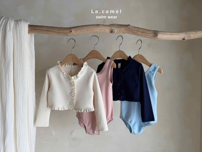 撞色連體泳裝/泳帽6