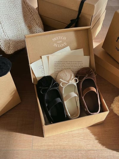 親子款 燈芯絨娃娃鞋 3 color3