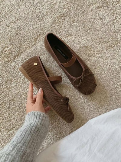 親子款 燈芯絨娃娃鞋 3 color1