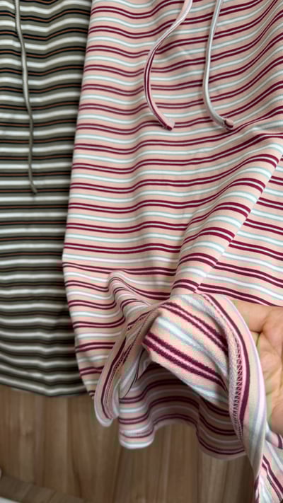 簡約條紋A字裙2