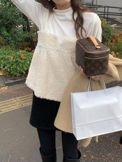 法式羊絨感背心5