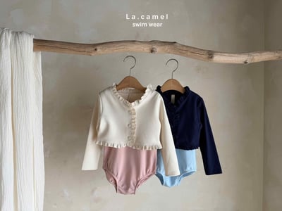 撞色連體泳裝/泳帽5