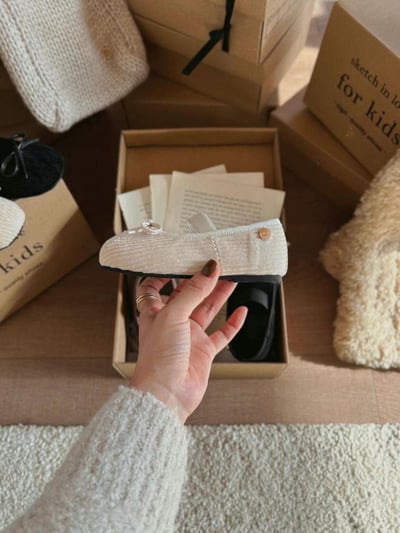 親子款 燈芯絨娃娃鞋 3 color6