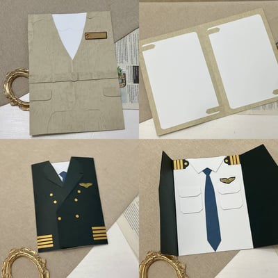 客製化制服卡片｜空服員制服、生日禮物、情侶送禮首選、週年紀念、航空業送禮首選3