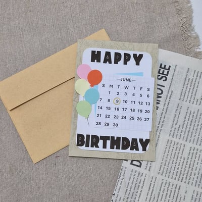 【現貨】客製化日曆手工卡片｜萬用卡片 適用生日、情人節、教師節、聖誕節、母親節、週年紀念、父親節17