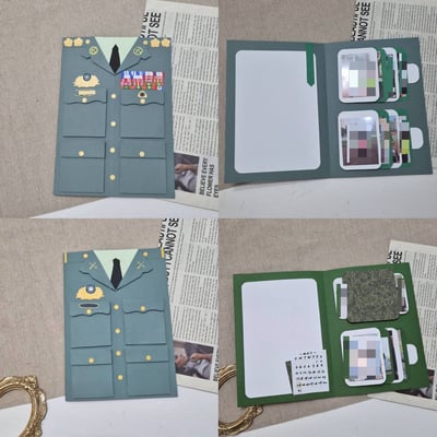 【預購】客製化制服卡片｜軍人款9