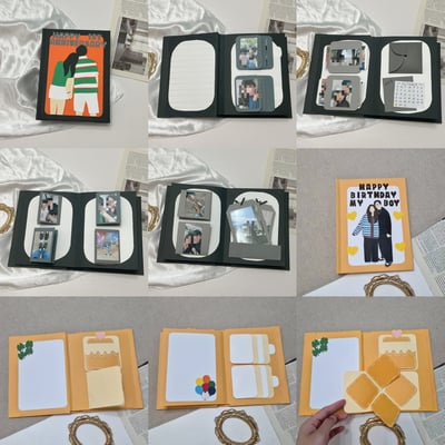 【預購】客製化扣環手工書｜人像似顏繪10
