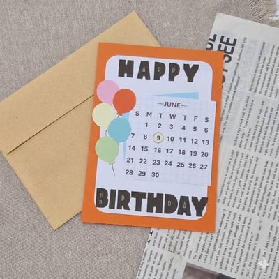 【現貨】客製化日曆手工卡片｜萬用卡片 適用生日、情人節、教師節、聖誕節、母親節、週年紀念、父親節18