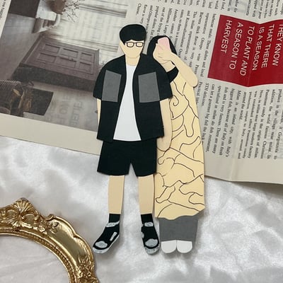 【預購】客製化紙雕裝飾｜似顏繪款15