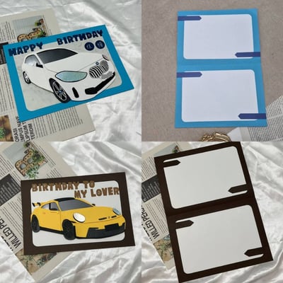 【預購】客製化手工卡片｜汽車款5