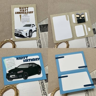 【預購】客製化手工卡片｜汽車款12