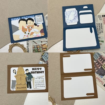 【預購】客製化手工卡片｜多人似顏繪15