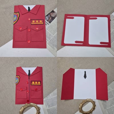 【預購】客製化制服卡片｜消防款2