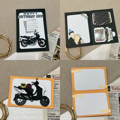 【預購】客製化手工卡片｜檔車機車款22