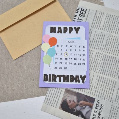 【現貨】客製化日曆手工卡片｜萬用卡片 適用生日、情人節、教師節、聖誕節、母親節、週年紀念、父親節11