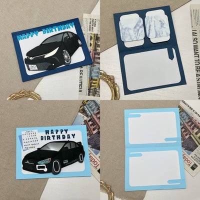 【預購】客製化手工卡片｜汽車款17