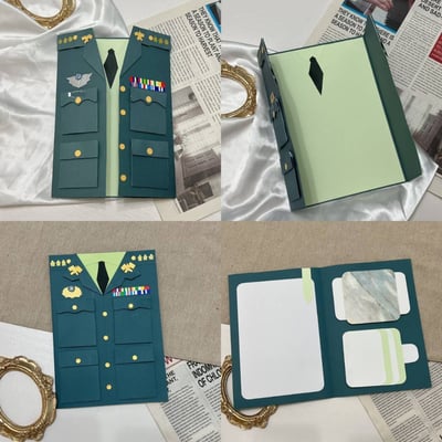 【預購】客製化制服卡片｜軍人款3