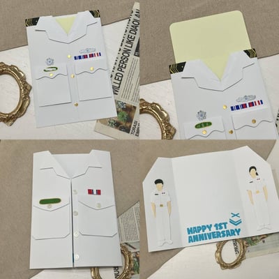 【預購】客製化制服卡片｜空軍款3