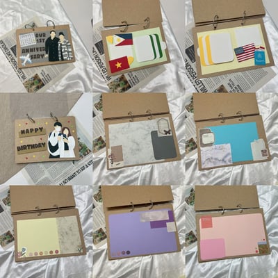 【預購】客製化扣環手工書｜人像似顏繪8