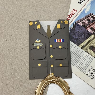 【預購】客製化制服卡片｜憲兵款1