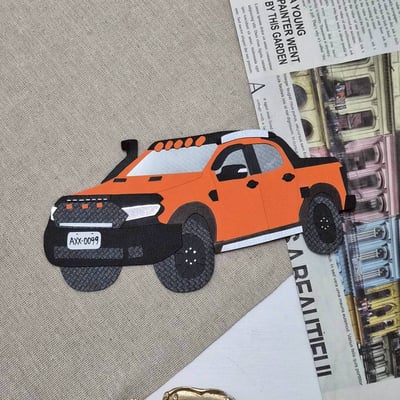 【預購】客製化紙雕裝飾｜汽車款2