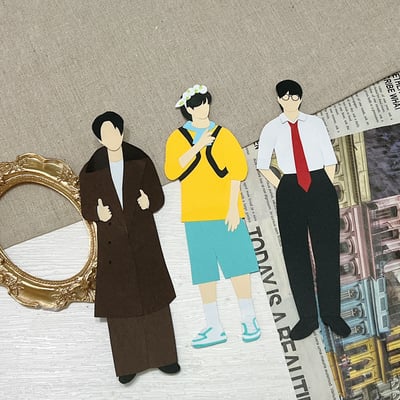 【預購】客製化紙雕裝飾｜似顏繪款5