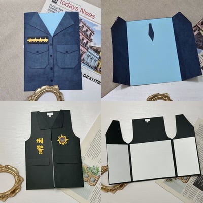 【預購】客製化制服卡片｜警察款7