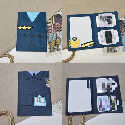 【預購】客製化制服卡片｜警察款5