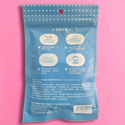【新裝上市】 P113+ 雙效兒童牙線棒60入/袋2