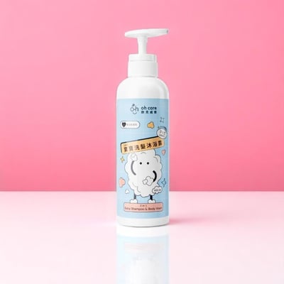 二合一寶寶洗髮沐浴露500ml1