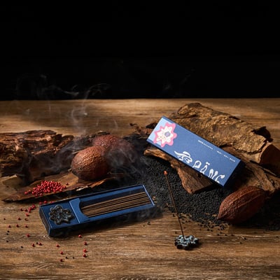 菱炭線香｜黑蘭夢境 Biochar Incense Sticks｜Black Orchid Dream2