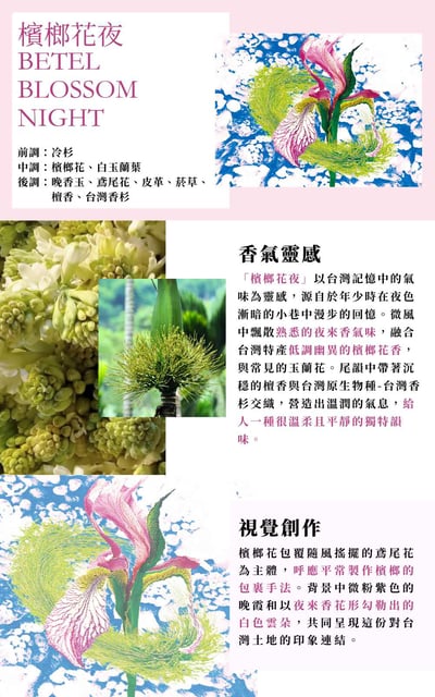 空間織品香氛噴霧100ml｜檳榔花夜 Room & Fabric Spray 100ml｜Betel Blossom Night9