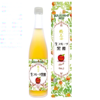 桷志田鮮果黑醋500ml-蘋果1