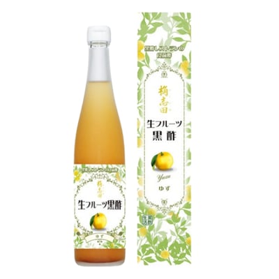 桷志田鮮果黑醋500ml-柚子1