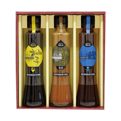 桷志田黑醋柚子醋3種禮盒1