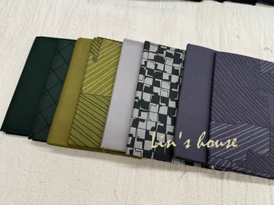 Robert Kaufman 幾何建築套布組4