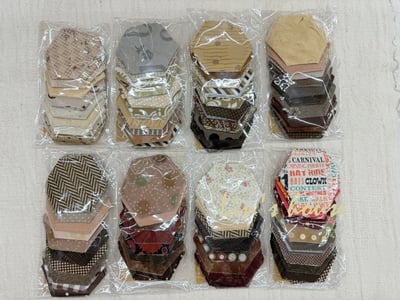 六角形配色布片（隨機出貨）4