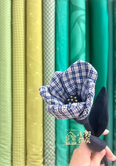 【機縫課程】送給自己一朵優雅布花12