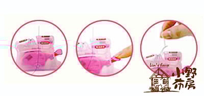 CLOVER【桌上型穿線器（粉）】6