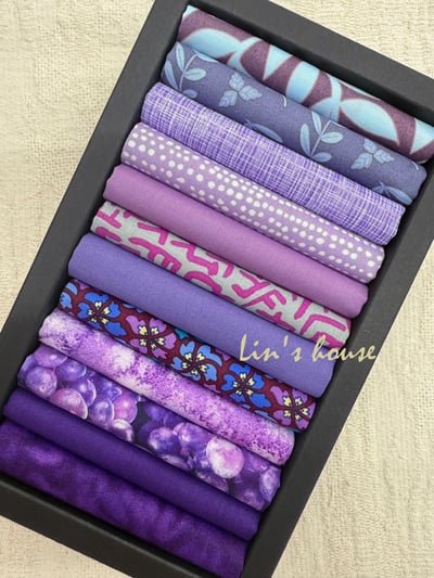 紫色套布組12色入1