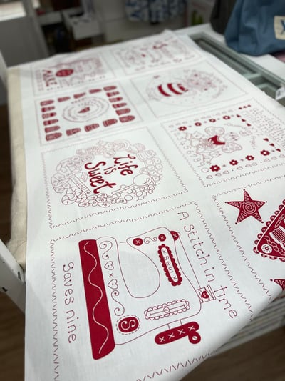 Say It With A Stitch by Mandy Shaw for Henry Glass Fabrics.2