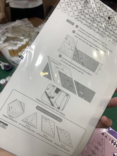 拼布裁切工具【五件套快速拼接角度尺】3