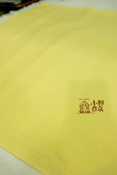 柔和明亮淺黃色套布5