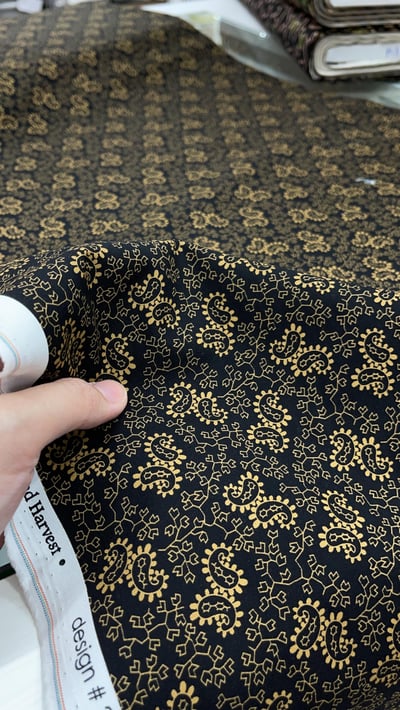 Robert Kaufman【homestead harvest（黑色）】10